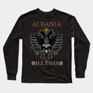 Albanian eagle Long Sleeve T-Shirt